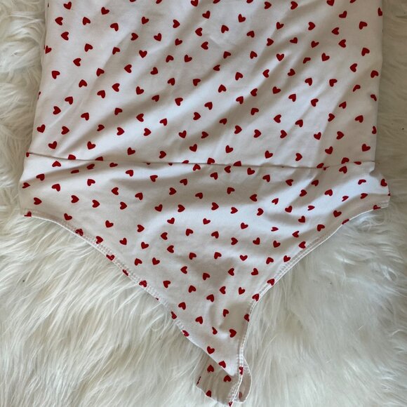 Lulus Heart pattern Leotard size medium - Picture 4 of 7